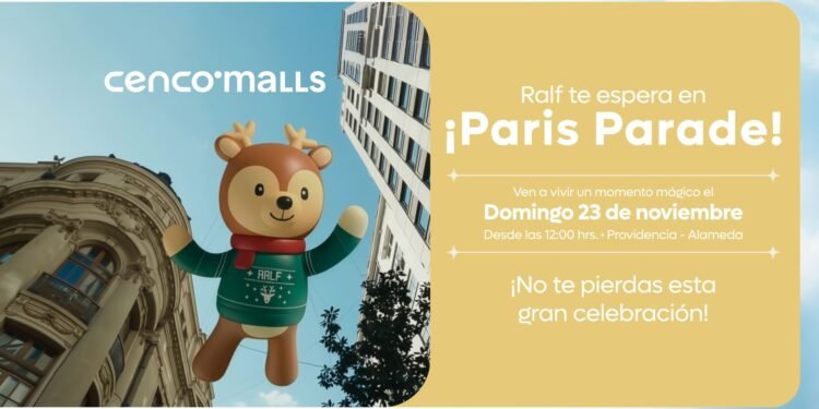 Cenco Malls lleva la magia de Ralf a Paris Parade 2025