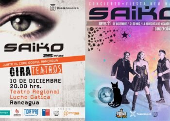 Saiko celebra 25 años de trayectoria con dos shows imperdibles de fin de año