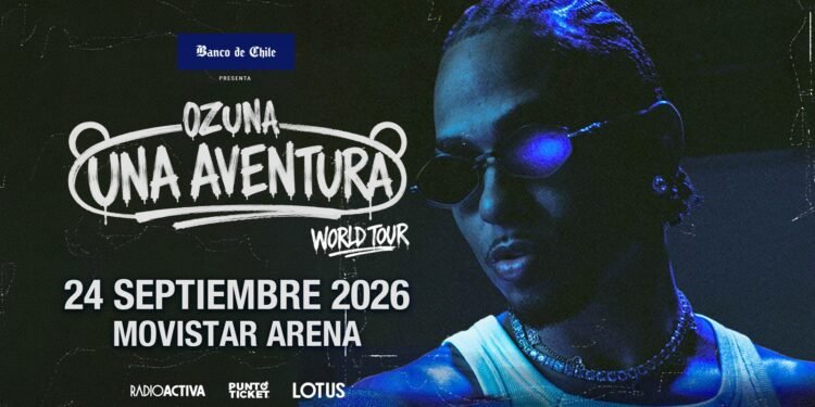 Ozuna vuelve a Chile para presentar todos sus éxitos en Movistar Arena en el marco de su gira Una aventura World Tour